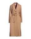 Diana Gallesi Woman Coat Camel Size 10 Virgin Wool, Polyamide In Beige