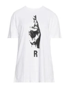 Raf Simons Graphic-print Cotton T-shirt In White