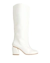 Manufacture D'essai Woman Ankle Boots White Size 11 Calfskin