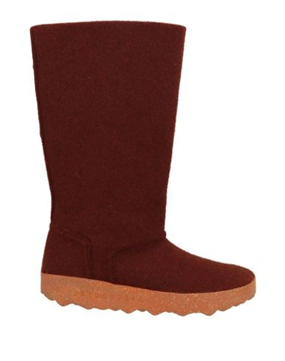Asportuguesas Woman Knee Boots Brown Size 7 Textile Fibers