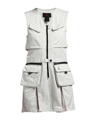 Jordan Woman Jumpsuit Light Grey Size Xs Polyamide, Polyester, Elastane