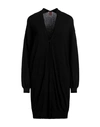 Stefanel Woman Cardigan Black Size S Viscose, Wool, Polyamide, Elastane In Black