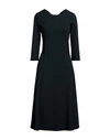 Diana Gallesi Woman Midi Dress Dark Green Size 10 Polyester, Elastane