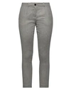 Messagerie Woman Pants Grey Size 4 Viscose, Virgin Wool, Wool, Elastane In Grey