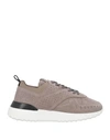 Tod's Woman Sneakers Dove Grey Size 9 Soft Leather