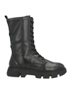 Geox 40mm Vilde Combat Boots In Black