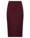 Manila Grace Woman Midi Skirt Plum Size 2 Viscose, Polyamide, Elastane In Purple