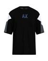 Armani Exchange Man T-shirt Black Size L Cotton
