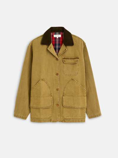 Alex Mill Frontier Jacket In Recycled Canvas In Khaki