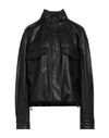 Diana Gallesi Woman Jacket Black Size 12 Polyester In Black