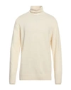 Avignon Man Turtleneck Ivory Size Xxl Wool, Polyamide In White