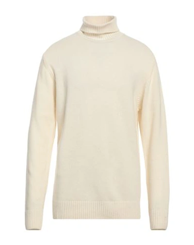 AVIGNON AVIGNON MAN TURTLENECK CREAM SIZE 3XL WOOL, NYLON