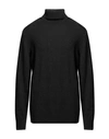 Avignon Man Turtleneck Navy Size 3xl Wool, Nylon In Navy Blue