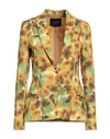 Angela Mele Milano Woman Blazer Marigold Size Xs Viscose, Polyester, Elastane In Yellow