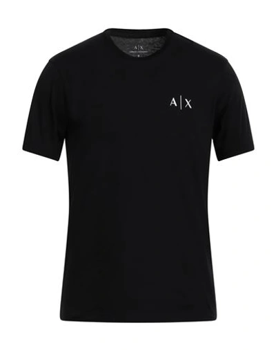 Armani Exchange Man T-shirt Black Size Xl Cotton