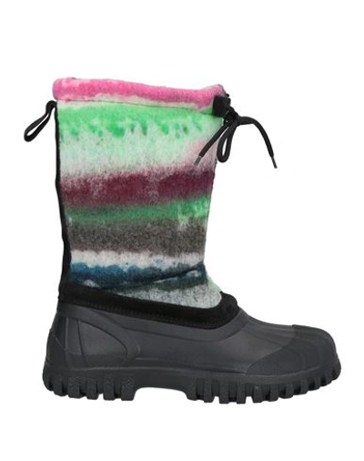 Diemme Woman Ankle Boots Black Size 8 Textile Fibers, Rubber