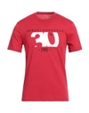 Armani Exchange Man T-shirt Red Size Xxl Cotton