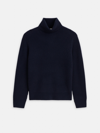 Alex Mill Judd Ribbed Turtleneck In Washed Cashmere In Navy