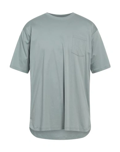 Nonnative Man T-shirt Pastel Blue Size 4 Cotton