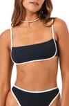 L*SPACE HAZEL RIBBED BIKINI TOP