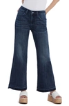 HINT OF BLU RUBY RELEASE HEM RELAXED FLARE LEG JEANS