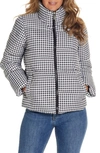 GALLERY HOUNDSTOOTH PUFFER JACKET
