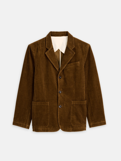 Alex Mill Mill Blazer In Corduroy In Saddle