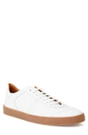 Bruno Magli Men's Bono Low-top Leather Sneakers In White/white