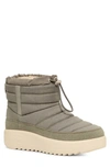 Ugg Maxxer Mini Leather Boot In Moss Green