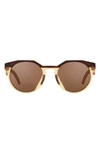 Oakley Hstn 52mm Irregular Sunglasses In Amber Brown