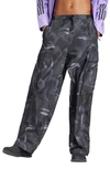 Adidas Originals City Escape Cargo Printed Casual Pants In Black/ Multicolor