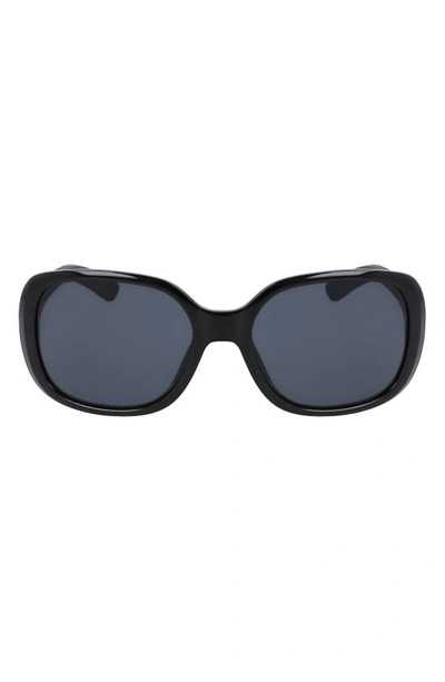Nike Audacious 135mm Square Sunglasses In Black