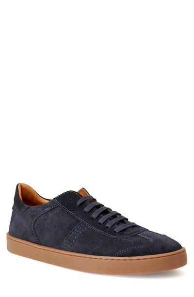 Bruno Magli Men's Bono Low-top Suede Trainers In Dark Blue