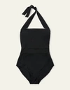 BODEN SANTORINI HALTERNECK SWIMSUIT BLACK WOMEN BODEN