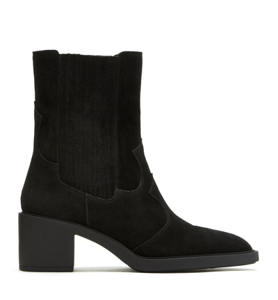 La Canadienne Piazza Suede Bootie In Black