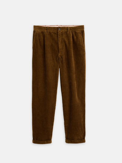 Alex Mill Standard Pleated Pant In Corduroy In Saddle