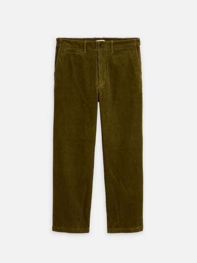 Alex Mill Straight Leg Pant In Corduroy In Dark Olive