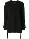 PROENZA SCHOULER front slit sweater,R173702KW50412169322