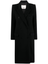 Isabel Marant Ellenita Wool-blend Coat In Nero