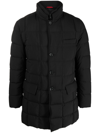 FAY BLACK DOWN-FEATHER JACKET