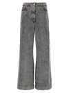 Etro Mid Rise Cotton Denim Wide Jeans