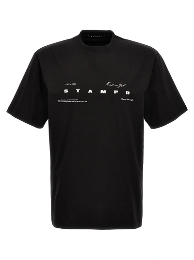 Stampd Van Gogh Relaxed T-shirt In Black