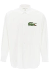 Comme Des Garçons Shirt X Lacoste Oversized Shirt With Maxi Patch