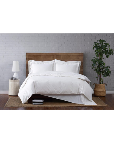 Cannon Solid Percale Duvet Set In White