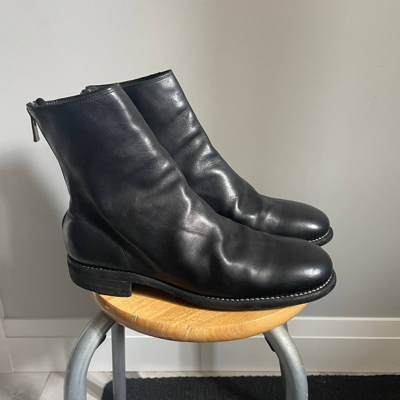 LPCnonnative GUIDI Guidi Front Tie/Back Zip Boot 995BZ, Black - Worthwhile