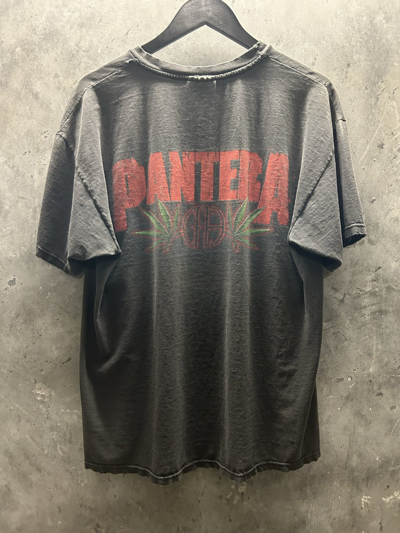 Pre-owned Band Tees X Vintage 1999 Faded Pantera Cowboys From Hell Stoner T Shirt In Black