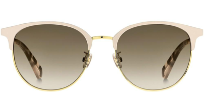 Kate Spade Delacey Round Frame Sunglasses In Multi
