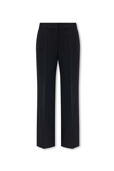 Givenchy Pleat Detailed Flared Trousers In Black