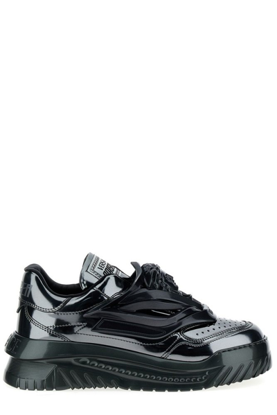 Versace Medusa Metallic Low In Silver