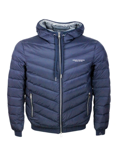 Armani Exchange Coats In Blue